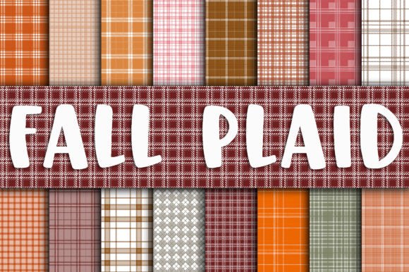 Download Fall Plaid Digital Paper - Fall plaid digital paper Collection