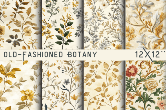 Download Old-Fashioned Botany Harmony Printable - Botany Collection