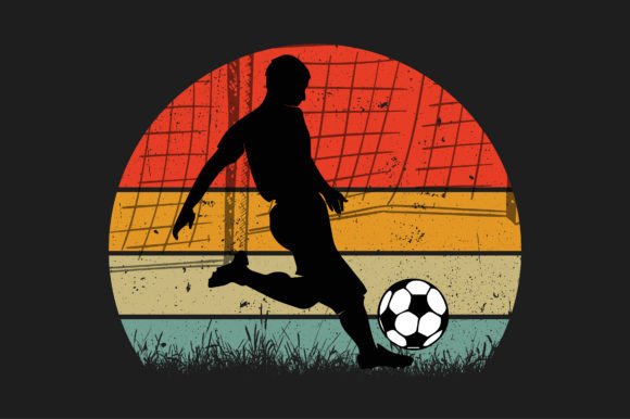Download Sunset Retro Vintage-Soccer Graphic - Premium Resources