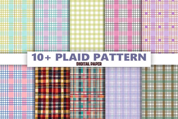 Download Fall Plaid Digital Paper Backgrounds - Fall plaid digital paper Collection
